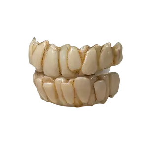 Mean Green Character Teeth