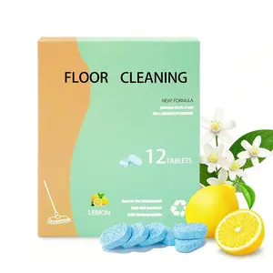 Multi - Surface Floor Cleaning Tablets, Home Use Stain Remover and Dirt Eliminator for Floors, Effective & Easy to Use Cleaning Supplies