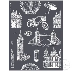 Cherrio London - Mesh Stencil 8.5x11