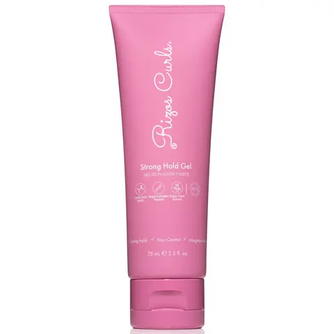 Rizos Curls Travel Size Strong Hold Gel 2.5 fl oz - for Curly, Textured, Wavy, Straight, Color, Chemically Treated Hair