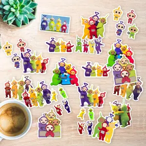 Stickers Pack 20 Pcs Teletubbies Laptop Guitar Water tv Luggage Bike Waterproof Bumper Vinyl Bottle Aesthetic Colorful Car Skateboard