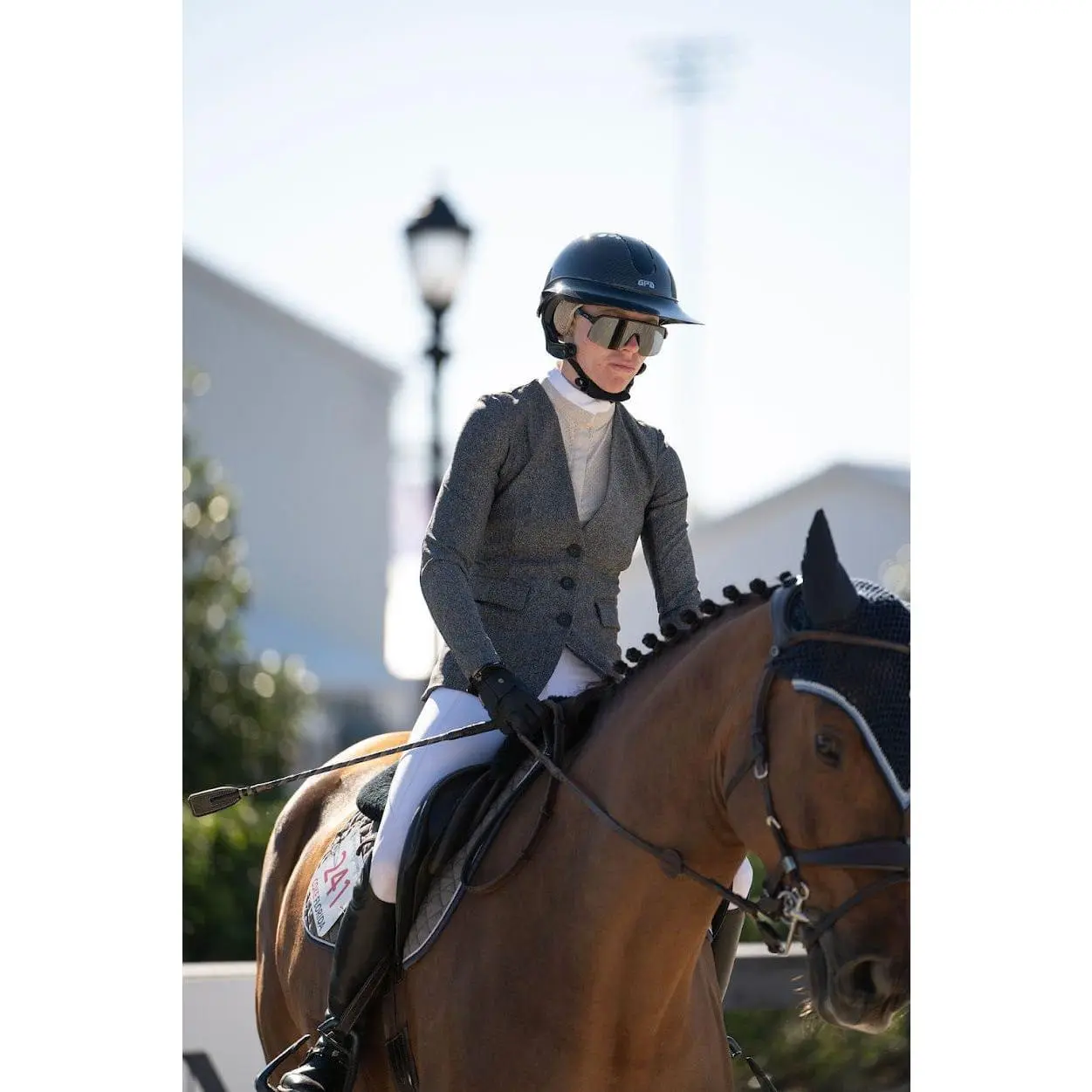 Tweed Hunt Coat by Ashlee Bond | Grey
