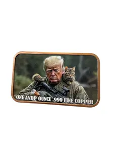 Trump Cat Copper Gift Coin