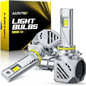 AUXITO 9005 HB3  LED Headlight Bulbs, 58000LM insane Brightness,6500K White,High/Low Beam Bulbs,70,000Hrs Long Service Life with Cooling Fans,CANBUS Ready,No Flickering ,IP68,Plug N Play