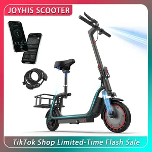 Electric Scooter for Adults, 350W motor, top speed of 19mph, 36Vbattery, foldable e-scooter for adults, equipped with app control and dual braking system.