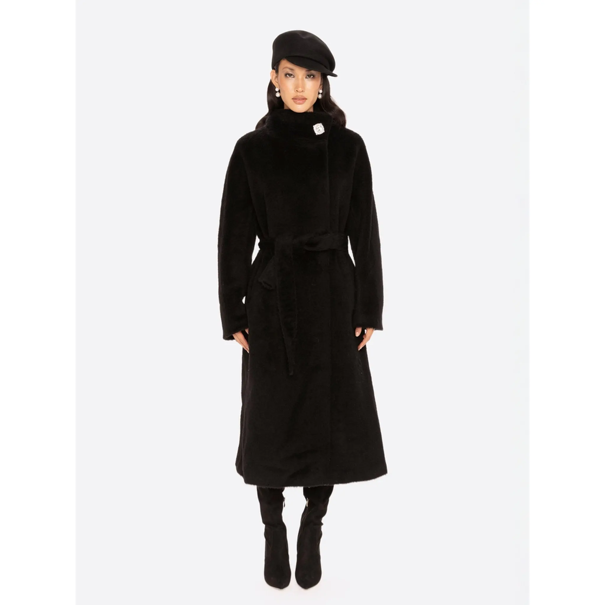 Audrey Long Coat (Black)