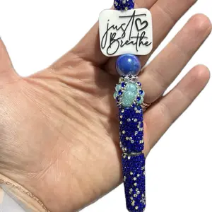 Rhinestone pen with silicone focal - claim on live!