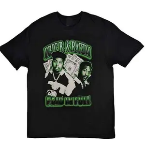 Eric B. & Rakim Paid In Full - Black T-Shirt