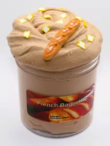 French Baguette Slime - Bread Slime - Scented - Butter slime - Holdable