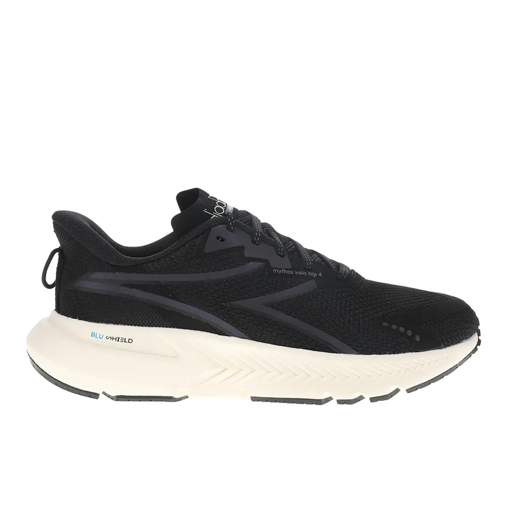 diadora Womens Mythos Blushield Volo 4 Hip Running Sneakers Shoes - Black