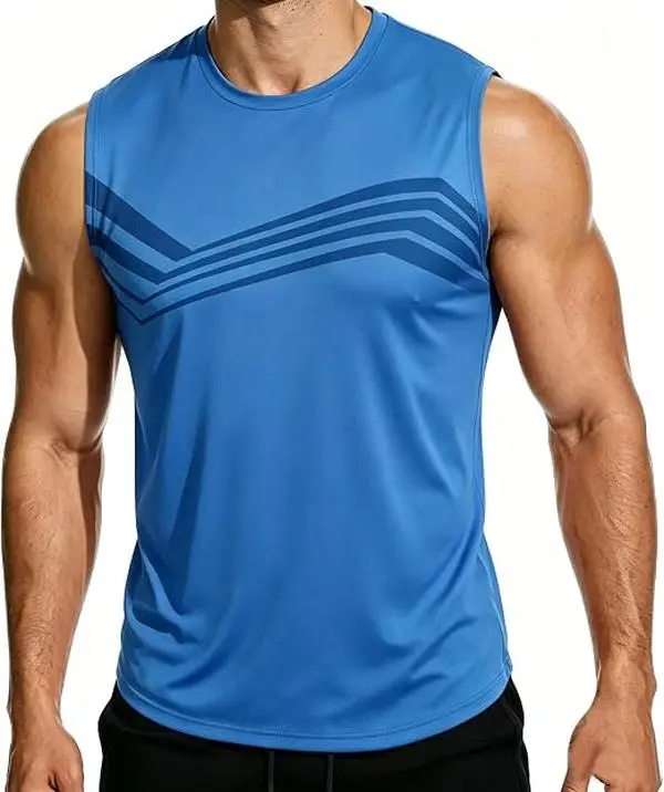 APTRO Men's Sleeveless Tank Top UPF 50+ | Moisture-Wicking, Athletic Fit, Quick-Dry, 4-Way Stretch, Cooling & Breathable, Shipped Locally,Everyday outfit
