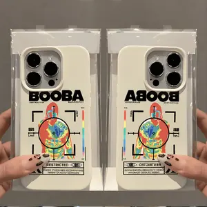Hot Target BOOBA Phone Case for iPhone 16, 15, 14, 13, 12, 11 Pro Max Plus - Shockproof Soft Back Cover, Perfect Couple Gift, Daily Use Cover, Anime Style, Trendy Cover, Durable Material, Mobile Accessory, Anime Fans