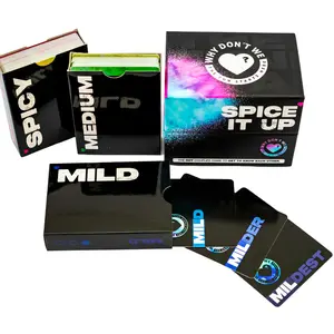 Why Don't We Spice It Up - Game for Couples with 3 Levels, 150 Cards for Romantic Intimacy and Fun Nights Board Game Board Family Games