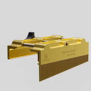 JSquared Products Flat Iron Comb Attachment - Revolutionary Hair Straightening Tool for Comfortable Styling. Fits 1 inch and 1.5 inch flat irons.