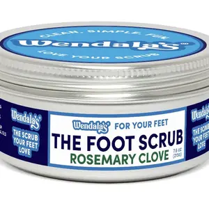 Foot Scrub-Rosemary Clove Jojoba Fragrance Free Fragrance Free