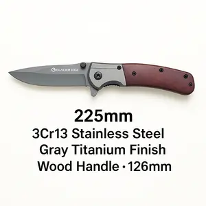 Frame Lock Pocket Knife Folding Pocket Knife | 3Cr13 Stainless Steel Blade | EDC Utility Knife | Camping | Gift for Him