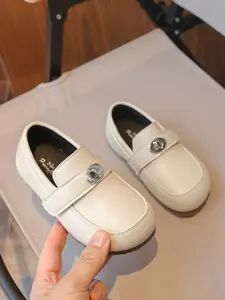 Girls' British Vintage Loafers, Perfect for Daily Wear and School Uniforms, Easy-To-Wear Design, Casual Style, All Seasons