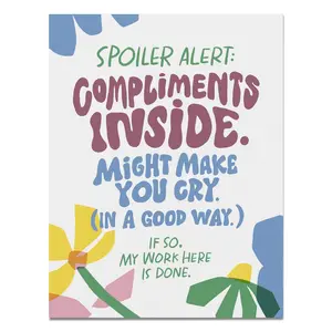 Compliments Inside Card