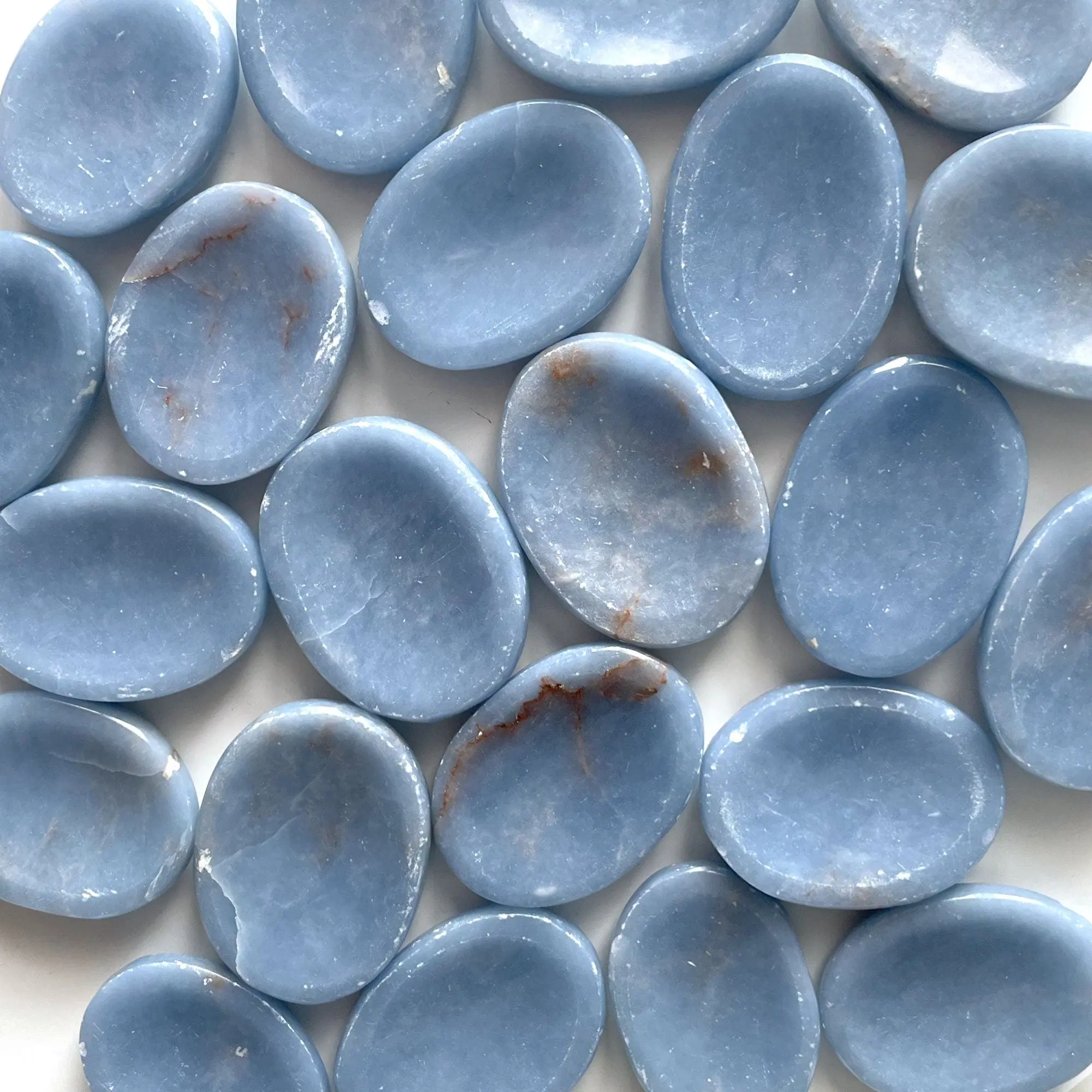 Angelite Worry Stone