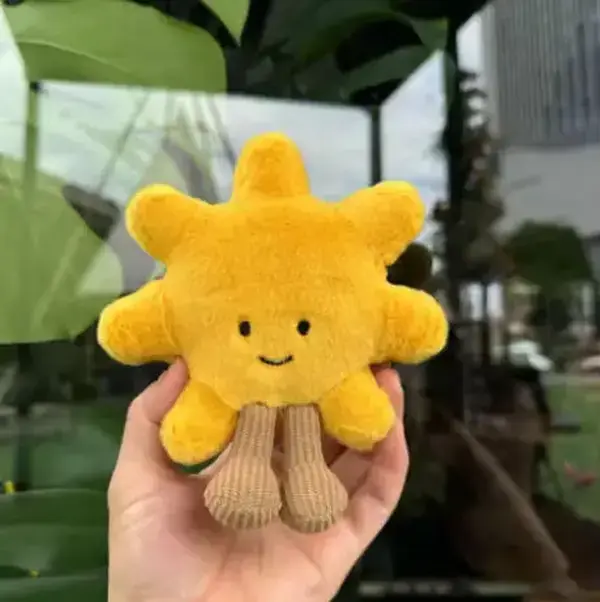 Kawaii Coral Coconut Lemon Plush Toy Soft Stuffed Doll Cute Fruit Plush Pillow for Kids & Adults Cozy Room Decor Gift