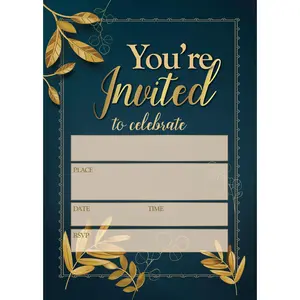 Stonehouse Collection | You Are Invited Formal Fill-in Party Invitations With Envelopes | 25 Invites & Envelopes | Wedding, Baby Shower, Rehearsal Dinner, Birthday Party