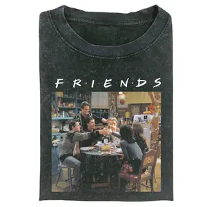 FRIENDS Movie Vintage T-Shirt – Retro 90s TV Show Graphic Tee for Men & Women, Funny Sitcom Fan Shirt, Cute Nostalgic Outfit, Central Perk Aesthetic Gift for Friends Lovers