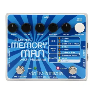 Electro-Harmonix Stereo Memory Man with Harazai Pedal *USA Small Business*