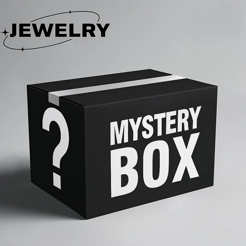 Mystery Jewelry Box – Featuring 10 best-selling items from major platforms | Random combination of necklace, earrings, ring, and bracelet | Fashion Jewelry | Mystery Box Challenge