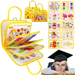 Anatomy Busy Book Preschool Learning Activities, toddlers Sensory, Travifts for Girls el, Gand Boys 4 5678 Years Felt Busy Book, Human Body Anatomy Book boy girlskids