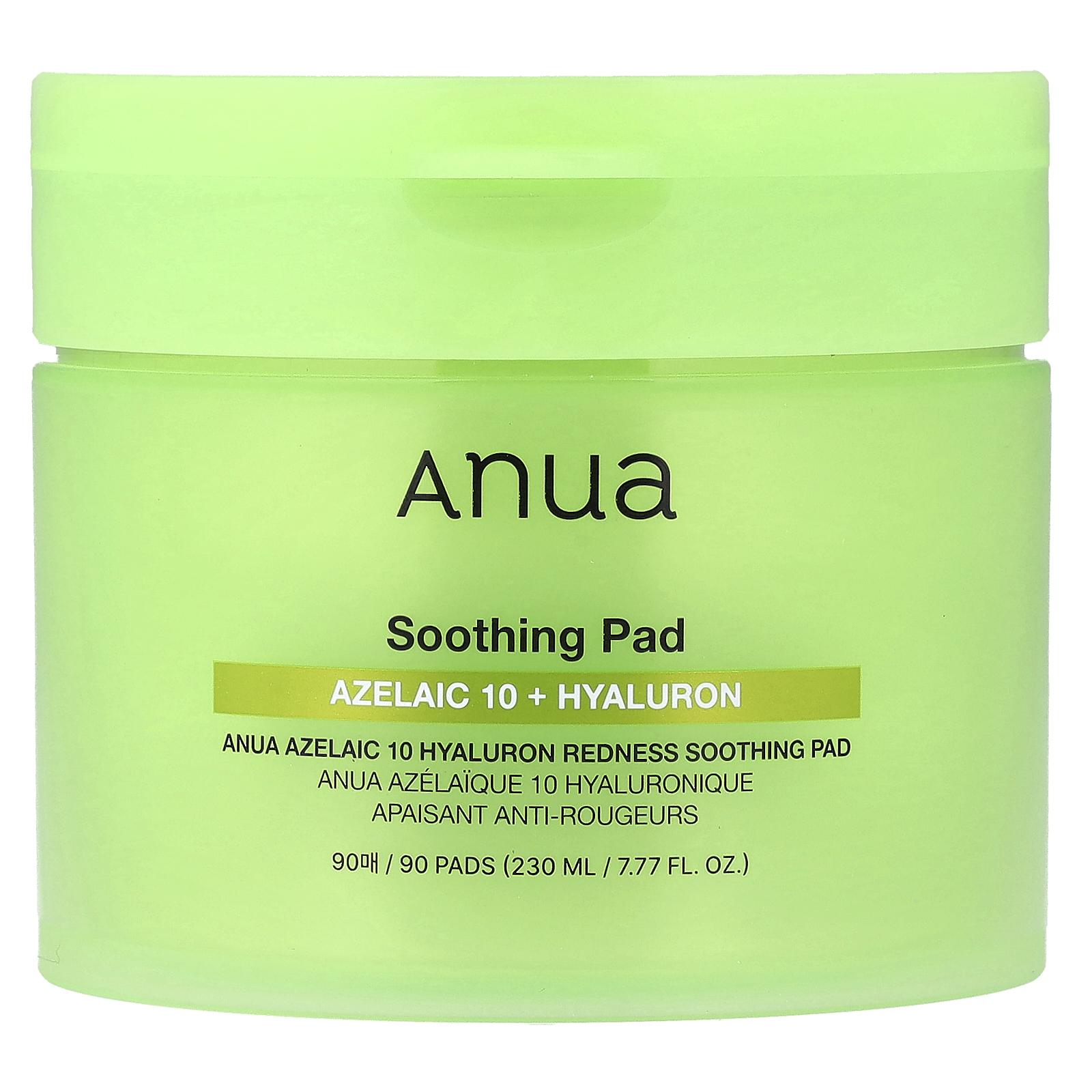 Anua Azelaic 10 Hyaluron Redness Soothing Pad, 90 Pads