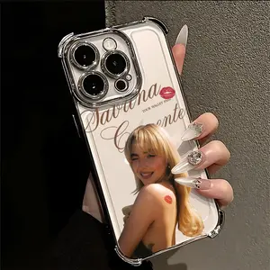Fashionable and unique singers S-SabrinaS and C-CarpenterS Phone Case Suitable for iPhone 17 16e 16 15 14 13 12 11 Mini Pro Max Air X XR XSMAX 8 7 Plus Anti Fall Transparent Soft Back Cover