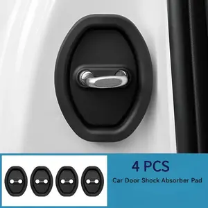 4 Pack Car Silicone Door Lock Protectors, Car Door Lock Guards, Car Accessories, Door Lock Protectors, Anti-Rust, Dust-Proof, Scratch-Resistant, Universal Fit, Easy Installation, Car Door Lock Cover