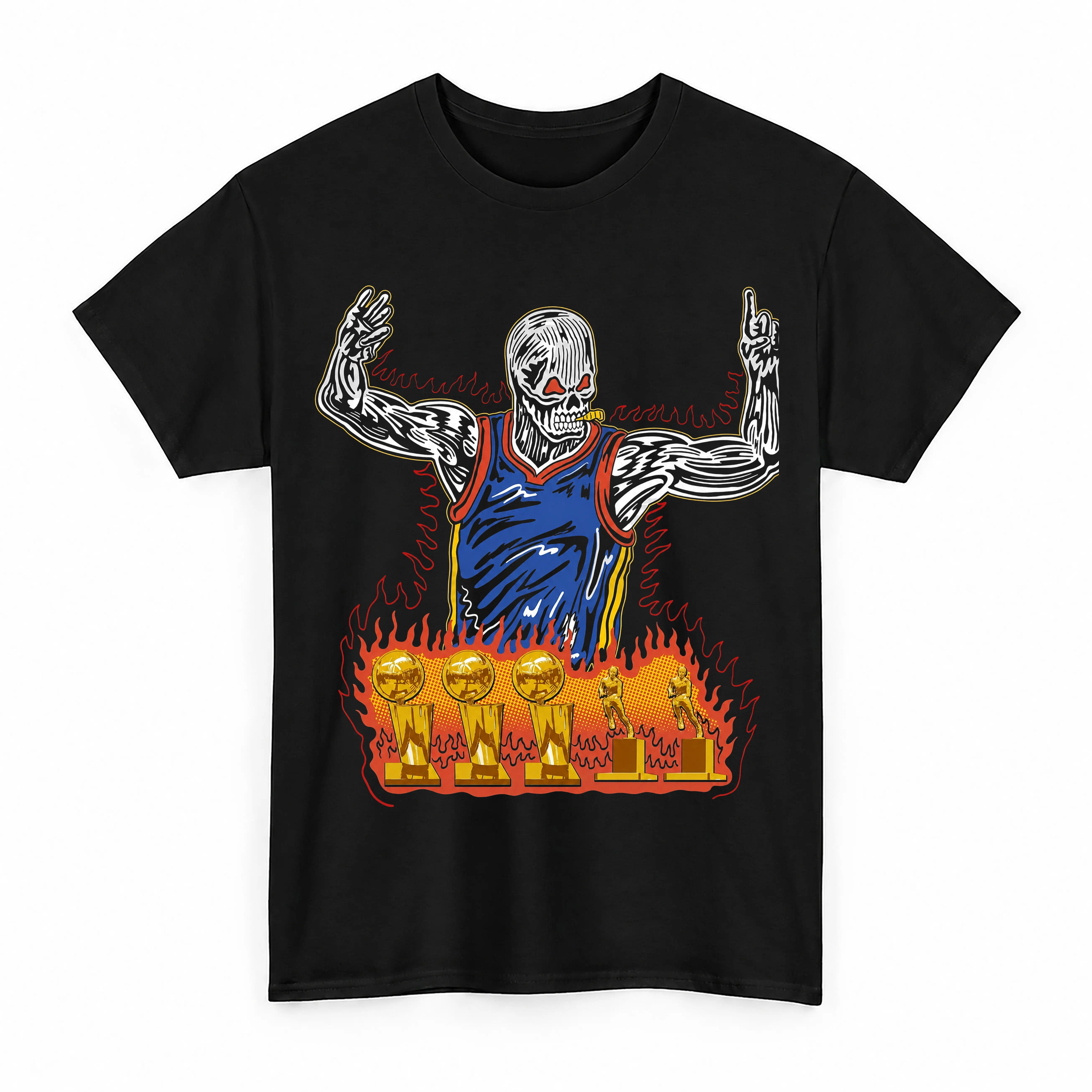 Vintage Championship Trophy Winner Graphic Tee, Y2K Basketball Legend Celebration T-Shirt, Retro Streetwear Apparel backtoschool