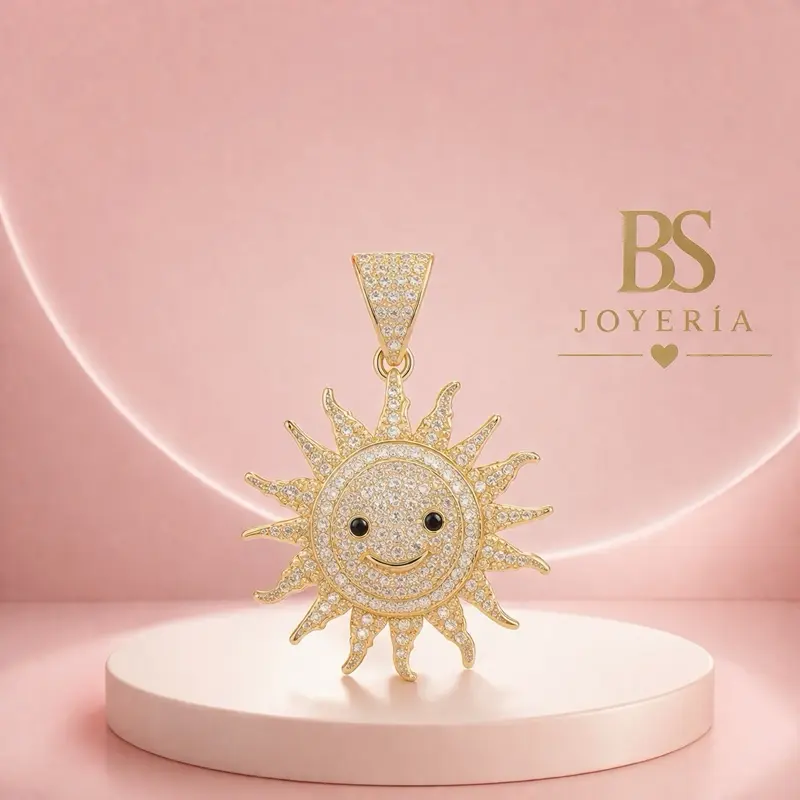 BS Jewelry Sun Pendant – Elegant Design