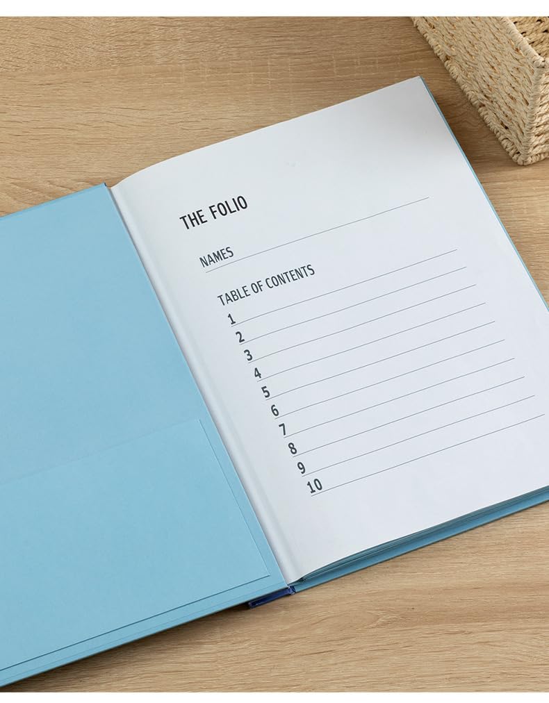 Important Document Organizer- Binder with Labels, Folders for Documents,File Folder Organizer with Pockets for Desk, Accordion Expanding File Folder for Home Office, Portfolio Binder for School and Medical Records(Blue&Pink&Yellow)