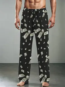 Men's Sleep Pants, Independent Leggings, Casual Home Wear, Fashionable Style, Versatile Option, Comfortable Fit, Loungewear