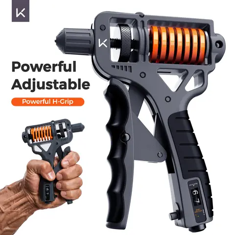 Keep H-Shaped Ergonomic Hand Grip Strengthener - Adjustable 10-660LBS Resistance Strength Workout Equipment, Forearm Exerciser, Power Grip Exercise Equipment for Hand Therapy, Muscle Relaxation #outdoorfun