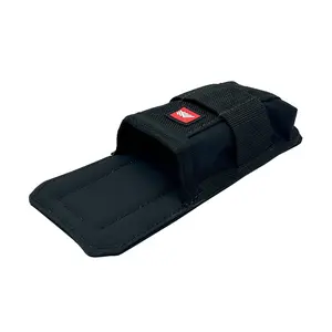 Diamondback SK1 Single-Slot Tool Holder with Spring Steel Clip & Synthetic Rubber Lining for Tool Belt Pants Belt or Vest