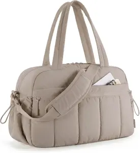 Gym Bag for Women, Duffle Bag for Travel with Wet Pocket, Lightweight Carry on Weekender Duffel, Water Resistant, 24L Capacity, Soft & Lightweight, Summer Collection