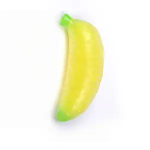 1pc，Stress Relief Banana Bead Toy, Realistic Banana Design, Quick Bounce Squeeze, Office Stress Reliever, Perfect Gift for Festive Parties