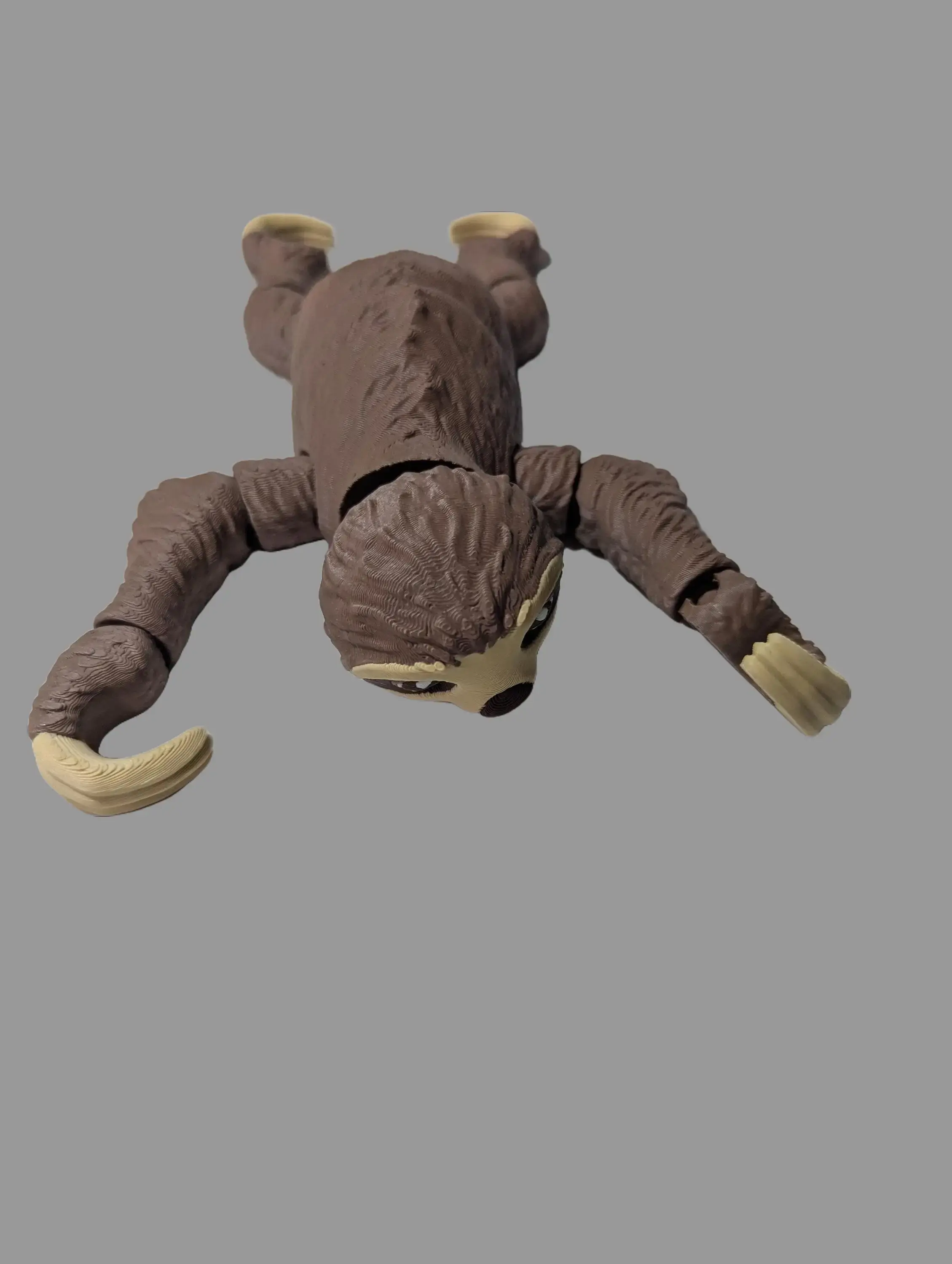 Articulated Sloth Figurine - 3D Printed with Movable Joints for Display & Collecting - Perfect for Animal Lovers & Desk Decor