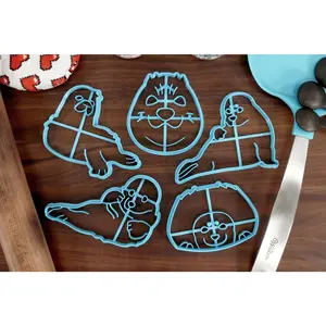 Harp Seal Cookie Cutters - Harp Seal Pup, Spinning Seal, Harp Seal Outline, Harp Seal Face