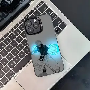 Anime Gojo S-Satoru Phone Case For iPhone 17,16,15,14,13,12,11,Pro,XS,Max,Plus,Mini,SE4,E Black Matte Shockproof Cover