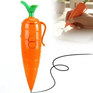 Carrot Funny Multi Function Pen Voice Recorder Pen Write Graffiti Cute Ballpoint Pen 2 in 1 Sound Recorder Gift