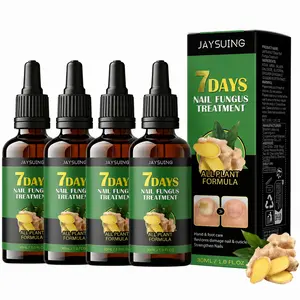 JAYSUING Nail and Cuticle Care Serum, 30 mL Ginger Root Extract Dropper Oil for Thick-Looking Nails, Daily Hand and Foot Nail Care Routine