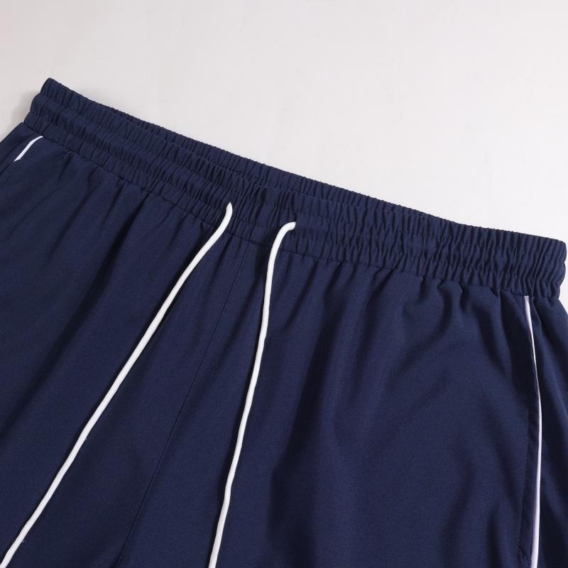 Plus Size Men's Stylish Loose Pants with Pockets & Fashionable Stripes Casual Breathable Comfortable Drawstring Trousers for Outdoor Activities & Sports Style