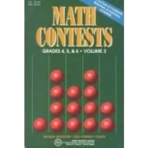 USED-Math Contests, Grades 4, 5 & 6, Vol. 3: School Years 1991-92 Through 1995-96 by Steven R. Conrad (Paperback)