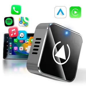 2026 Wireless CarPlay Adapter,Apple&Android Auto Compatible,Fast Connection,No Latency,Hands-Free Call/Music/Navigation,Wireless adapter Electronic Charger Carplay Dongle,Car Eelectronic Accessories