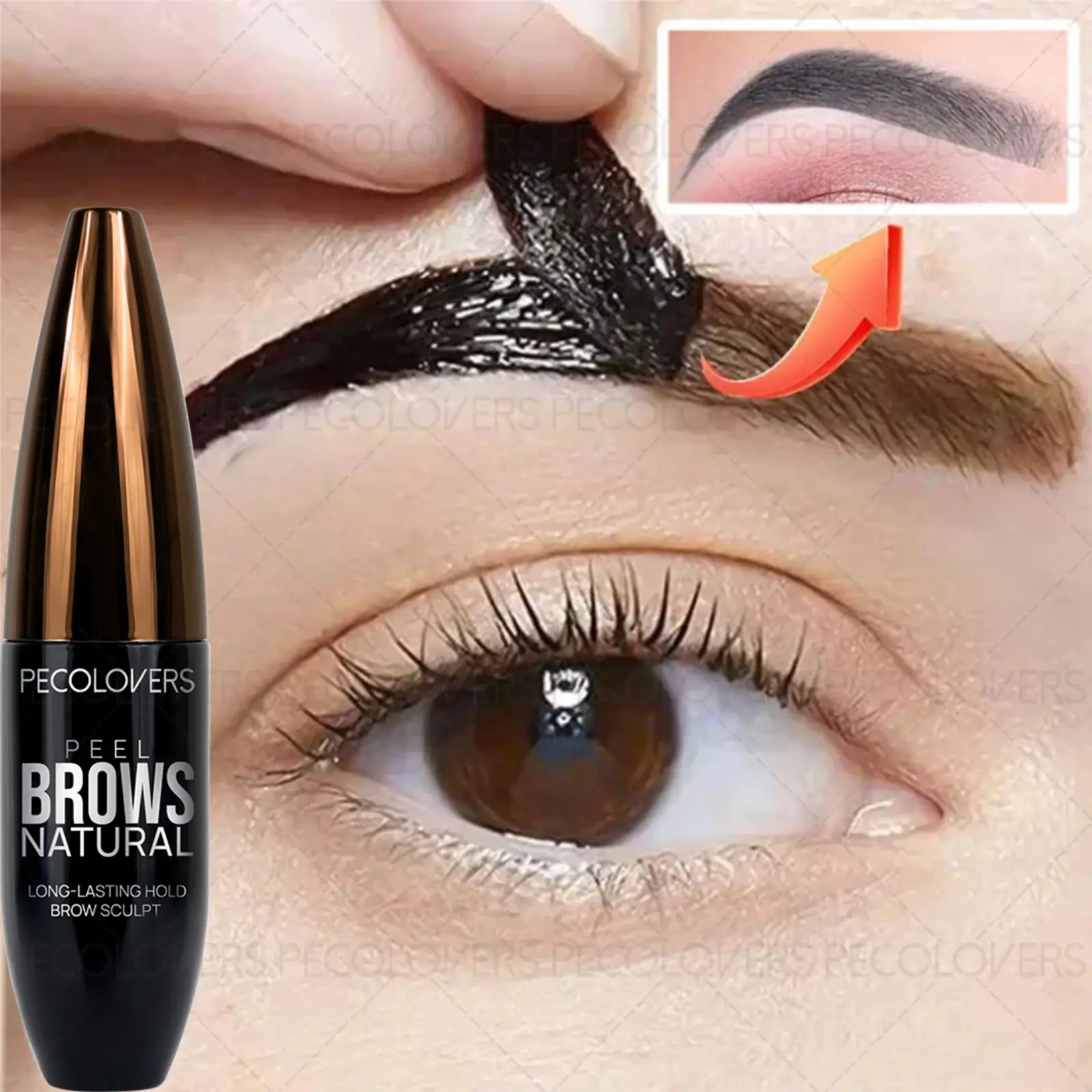 1PC Various Eyebrow Tones, Semi-permanent Eyebrow Dyeing, Waterproof, Rapid Film Formation, Eyebrow Tearing Cream, Eyebrow Dye Paste, Must-have Makeup Tools for Daily Use