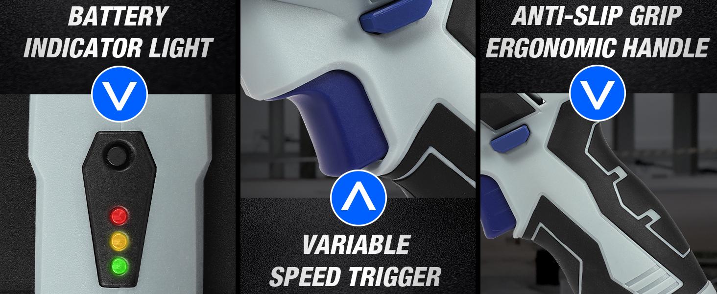 WORKPRO 12V Cordless Reciprocating Saw with Clamping Jaw, 2.0Ah Li-Ion Battery with 1 Hour Fast Charger, Variable Speed and Tool-Free Blade Change, 3 Saw Blades for Wood & Metal Cutting